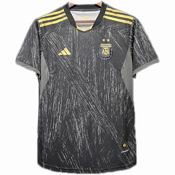 Argentina special jersey men's black sportswear football top shirt 2022-2023